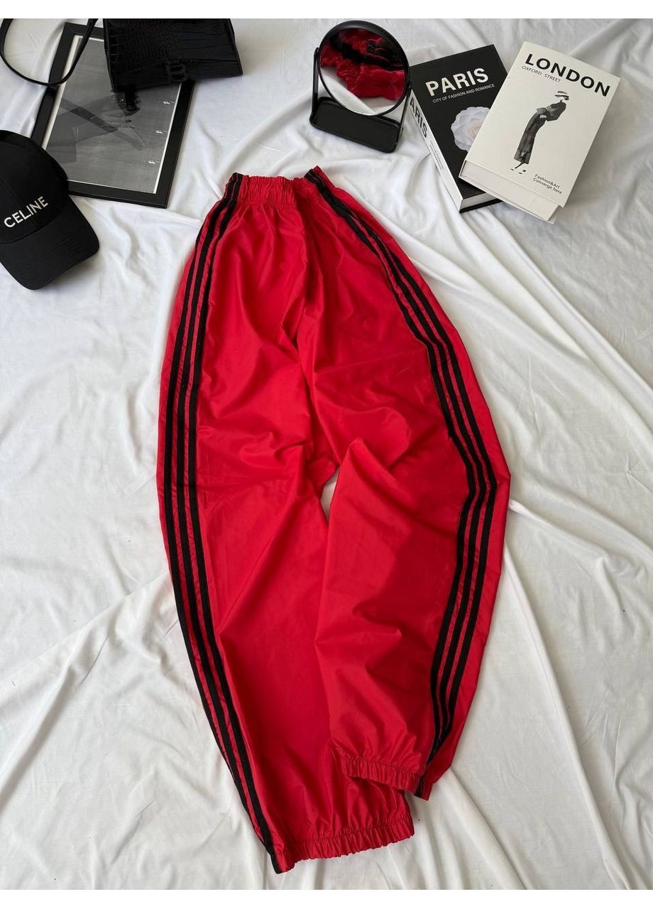 Женские брюки оверсайз с лампасами из плащевой ткани Nositi 4261-13 (356847112)