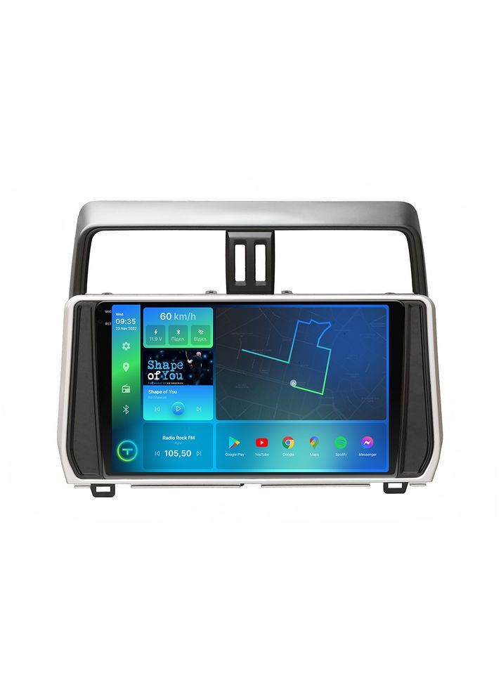 Штатна магнітола 2K Toyota Prado 150 2017+ F108256 4G Carplay DSP Torssen (307086886)