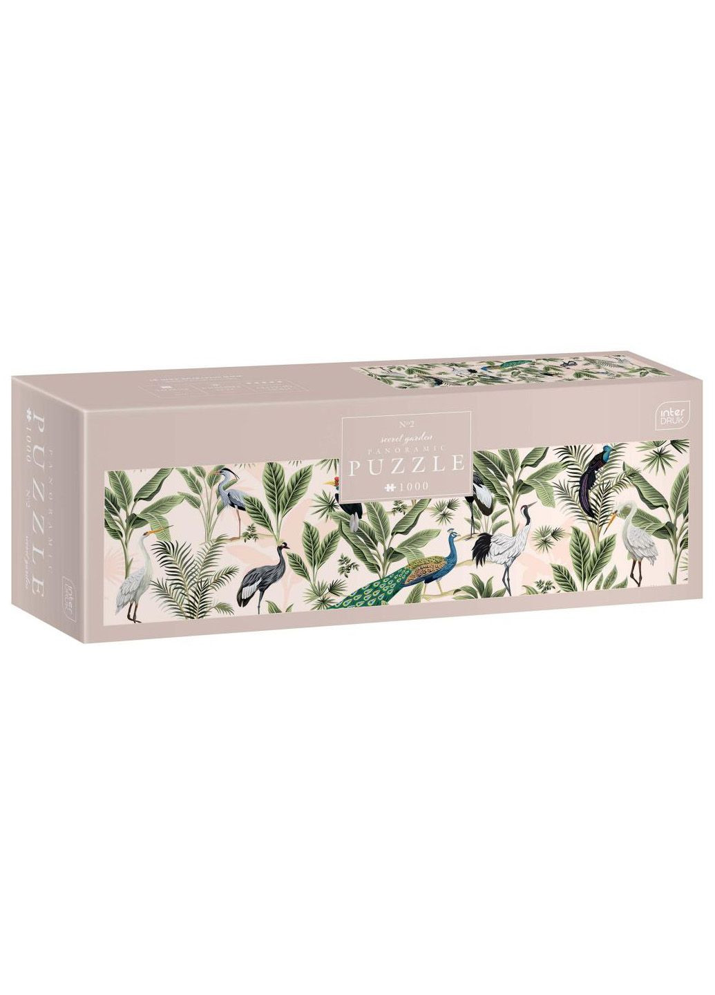 Пазли тришарові панорамні Secret Garden 2 (1000 шт.) Interdruk (257399710)