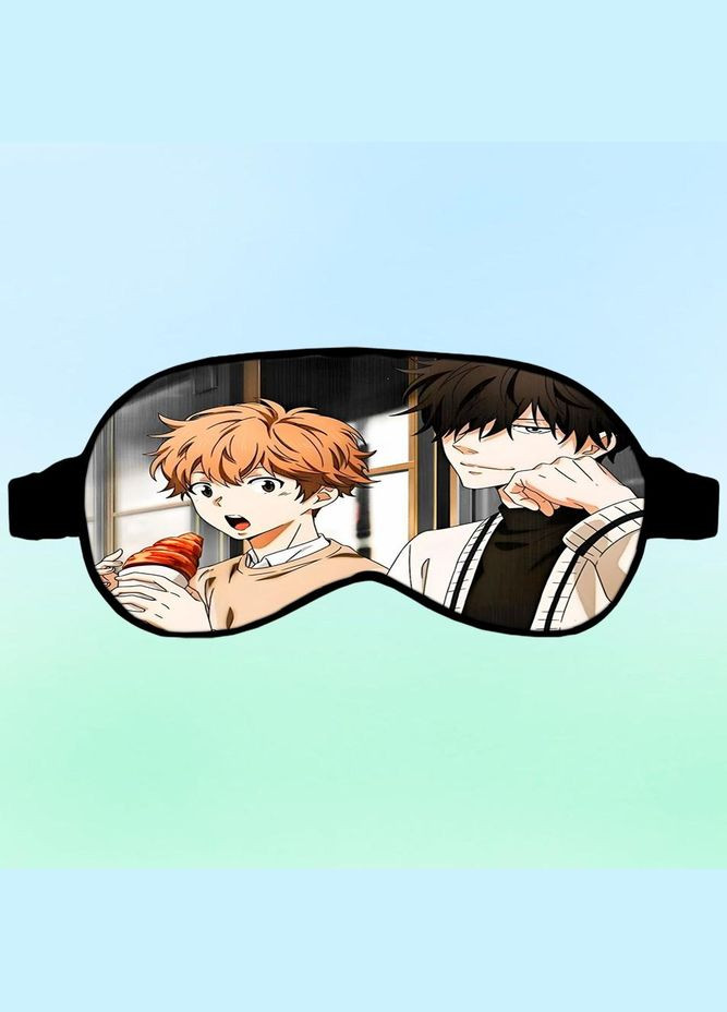 Маска для сну Аніме Рон Камонохасі - неосудний детектив #0002 чорна No Brand (315043911)