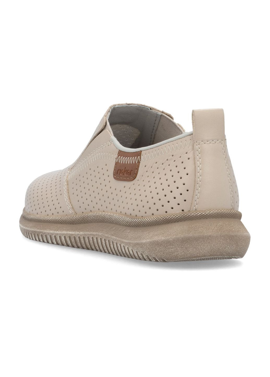 Бежевые туфли мужские комфорт 10452-60 Rieker