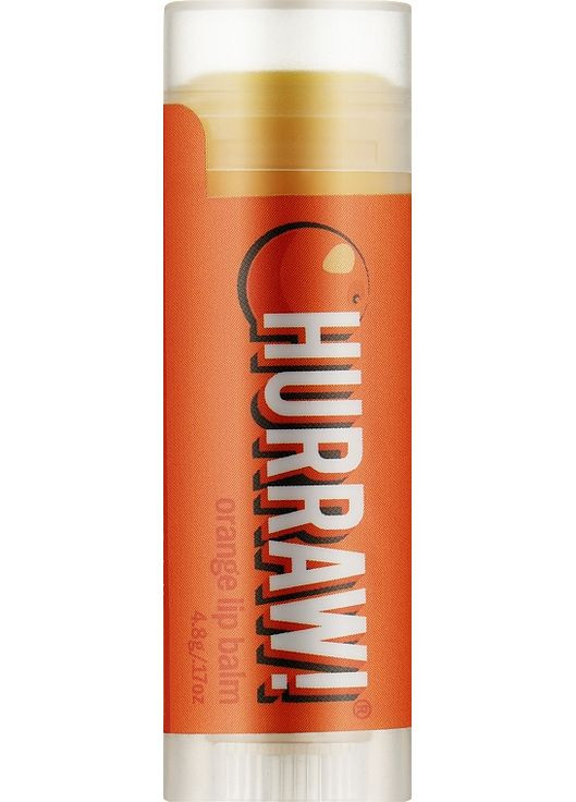 Бальзам для губ Orange Lip Balm 4.8g (263525-20597635) Hurraw! (368601943)