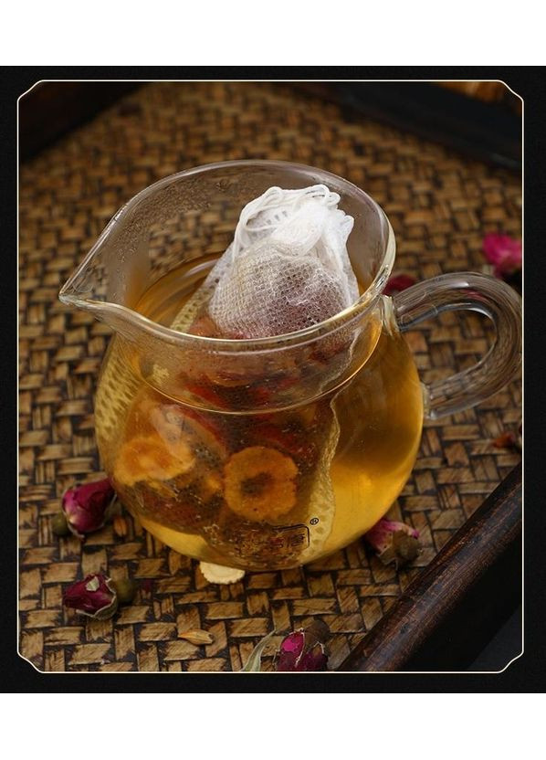 Пакет для заваривания чая с затяжкой 7х9 см Белый 100 шт (H051278) No Brand (349843998)