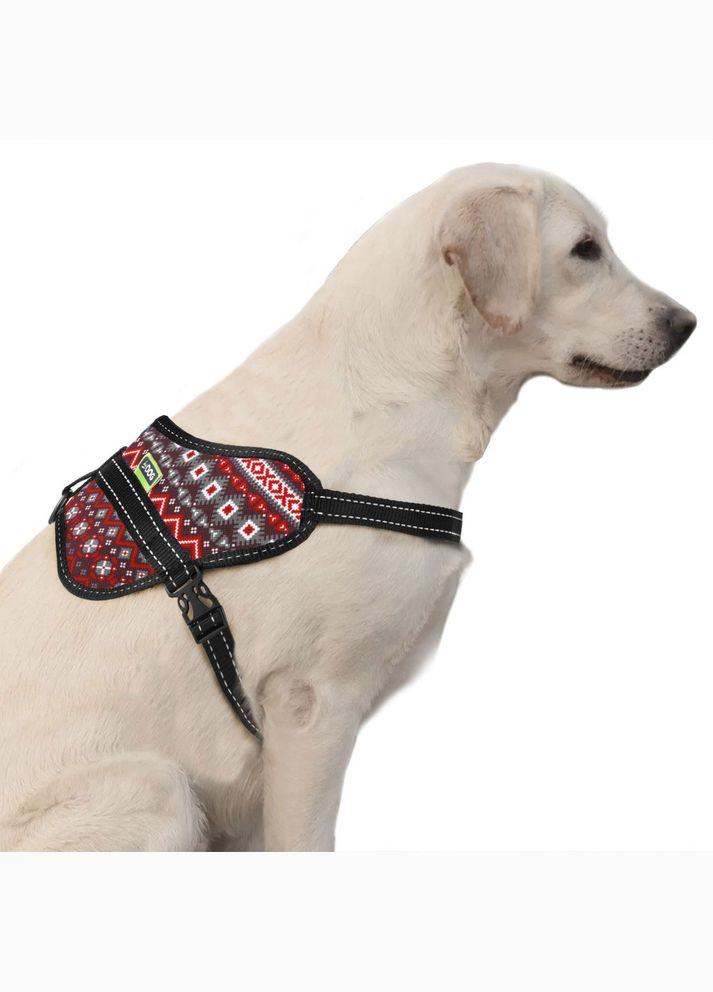 Шлея "Бабочка" Вышиванка XL обхват грудной клетки 70-100 см (2100103131019) Hi Dog (320760895)