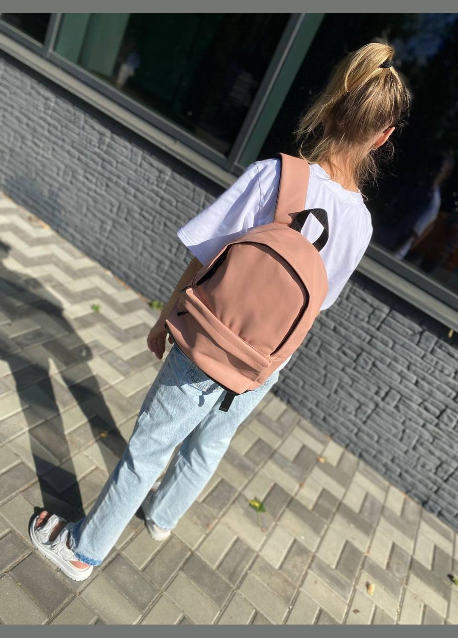 Жіночий рожевий рюкзак портфель Town style mini pink No Brand (307497311)