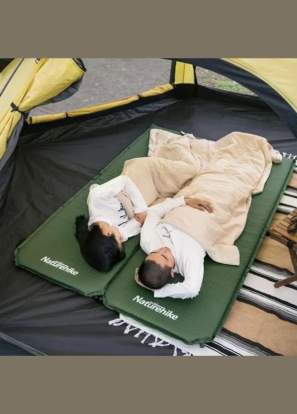 Килимок самонадувний NH20DZ003 200х63х5cm Dark green Naturehike (322639704)