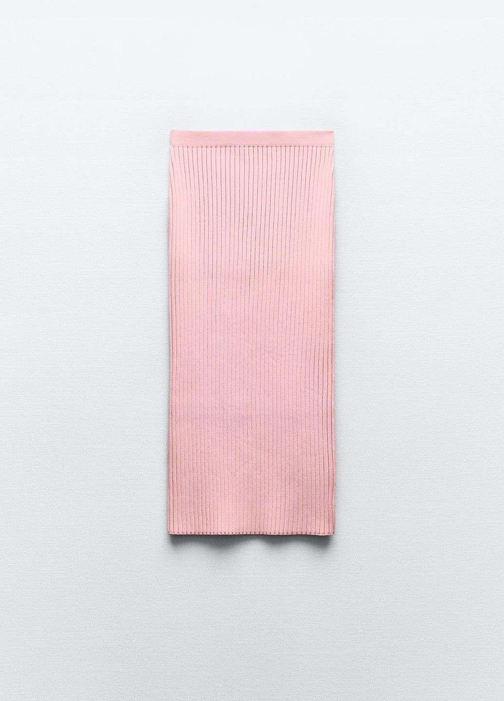 Розовая праздничный в полоску юбка Zara