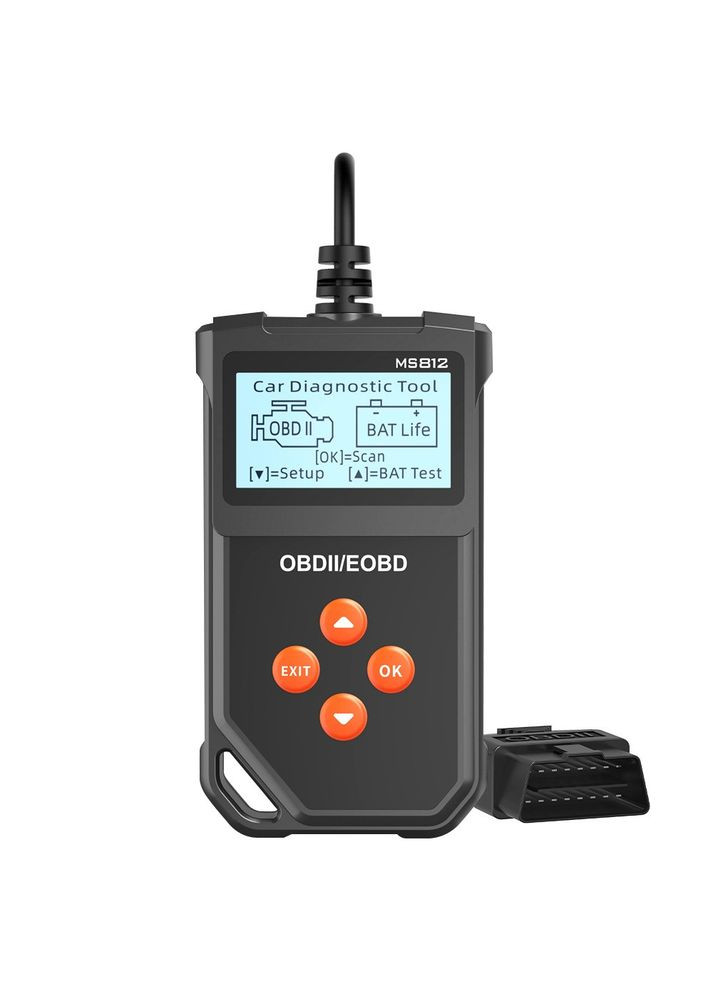 Сканер автодіагностики OBD2 Check Engine MS812 Тестер батареї читання і скидання помилок ELM (341324852)