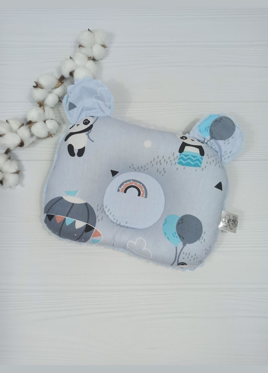 Набір пелюшок для новонароджених a.l.babybox Панда на кульках Блакитний No Brand (308752266)