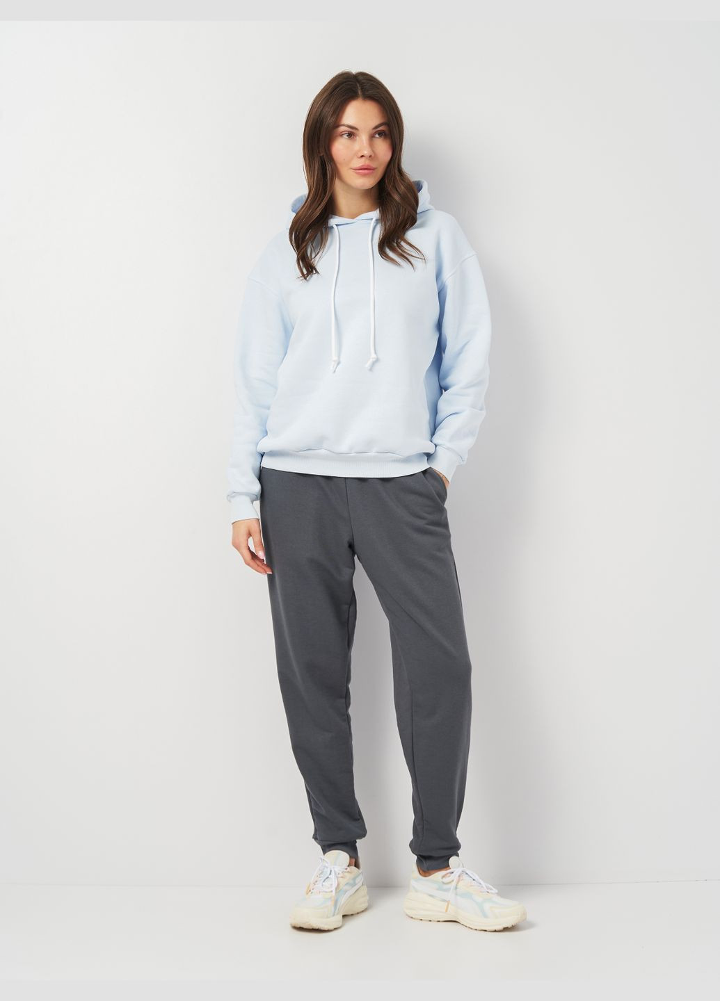 Худи женское утепленное с начёсом Роза (312021818)