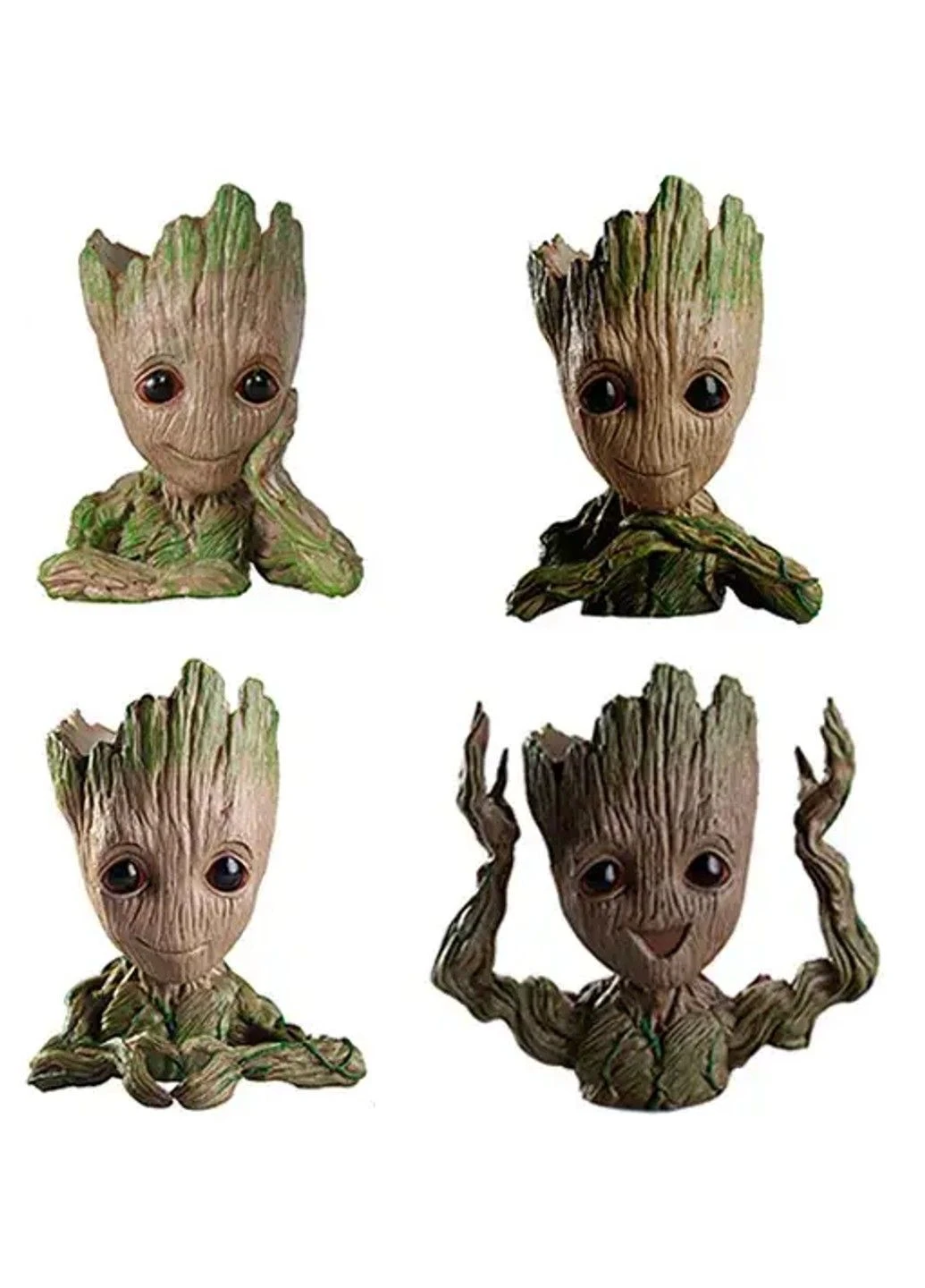 Набор горшочков для цветов или канцелярии Грут Groot G1 + G2 + G3 + G4 No Brand (331639518)