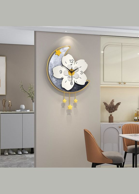 Годинник настінний дизайнерський Star Flower, безшумний JT22301 / 36x51 см SST (300076190)
