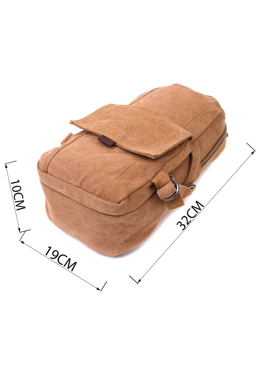 Вместительный текстильный рюкзак в стиле милитари Vintagе 22180 Vintage (328449914)