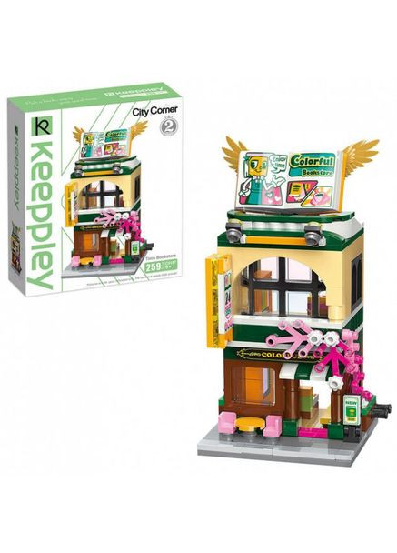Конструктор Книжковий магазин 259 шт. (C0107) Keeppley (365592527)