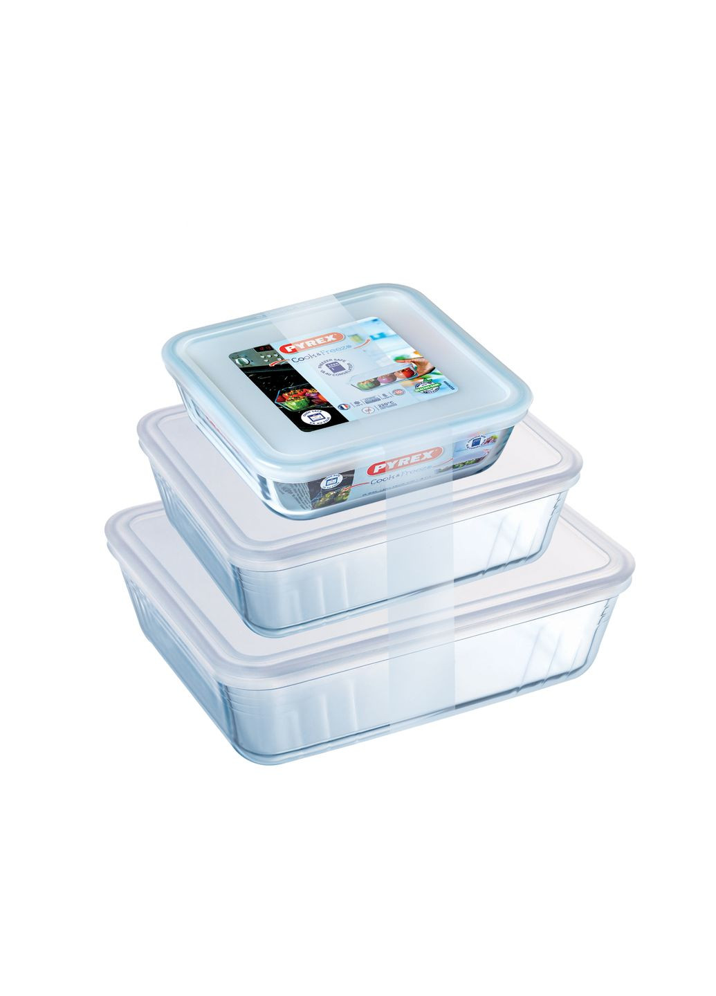 Форма с крышкой Cook&Freez, 27х22х9 см (6803793) Pyrex (314747871)