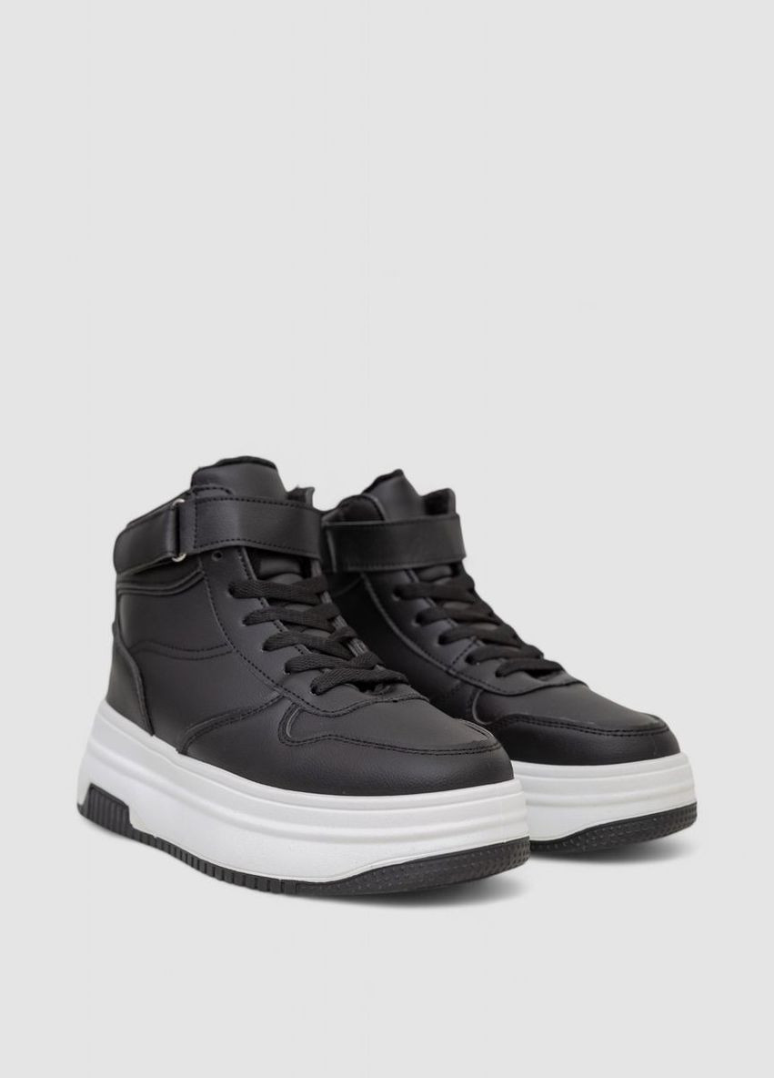 Кросівки жіночі зимові на хутрі Ager 248RAM04 чорно-білі демісезони (338370544)