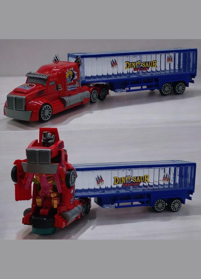 Игрушка машина Трейлер трансформер "Динозавры", свет, звук Fengfa Toys (AK-989) No Brand (362437873)
