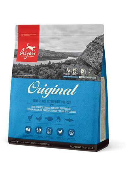 Сухой корм для собак для всех пород Original Dog с курицей и индейкой 2 кг (o18220) Orijen (316695673)