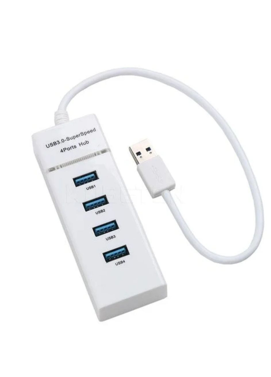 4 порти 3.0 USB-концентратор, розгалужувач, високошвидкісний мультирозгалужувач No Brand (369656234)