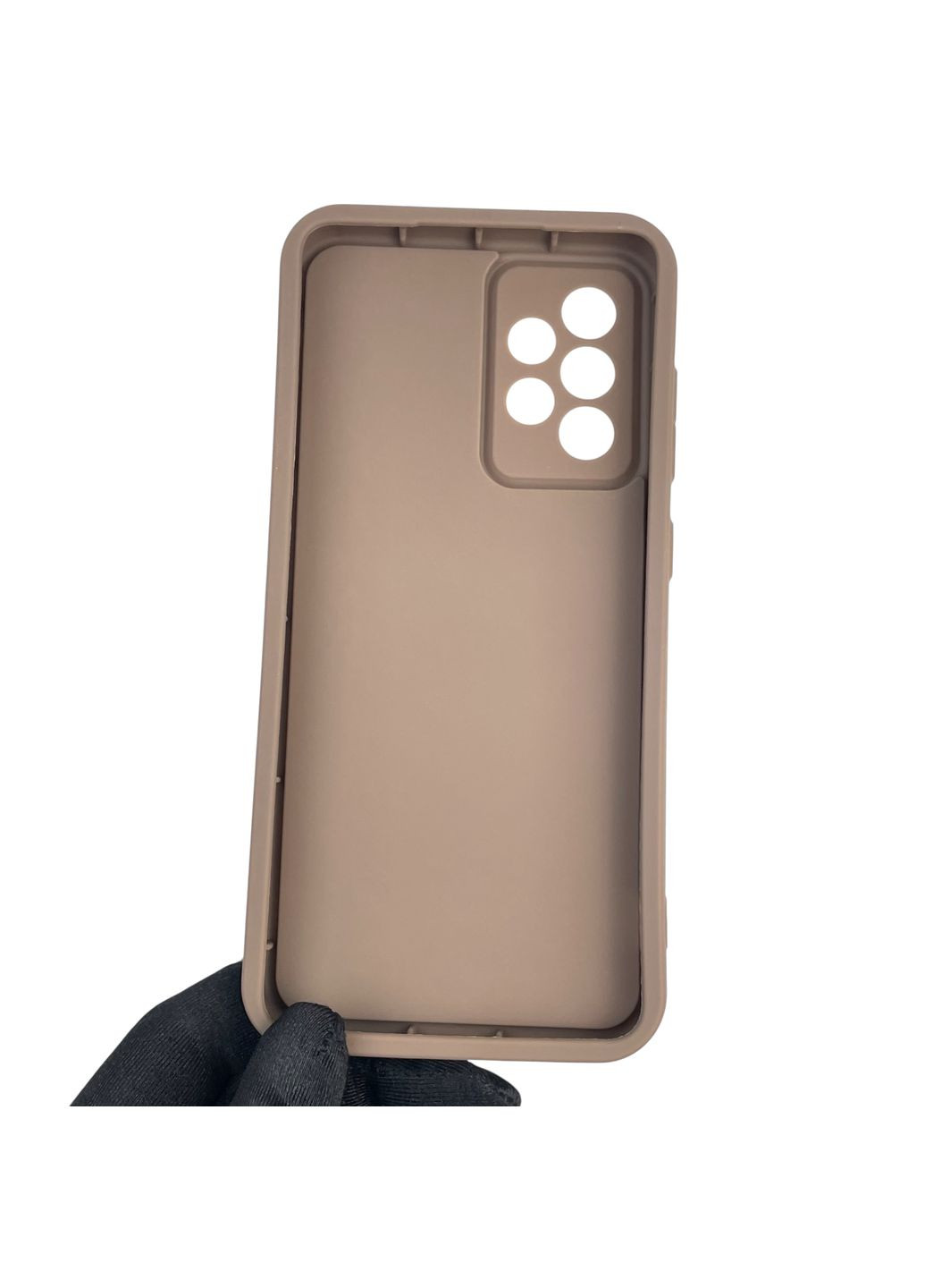 Чохол силіконовий Soft Touch для Galaxy A52s (SM-A528F) коричневий (Повний захист камери) Samsung (366387243)