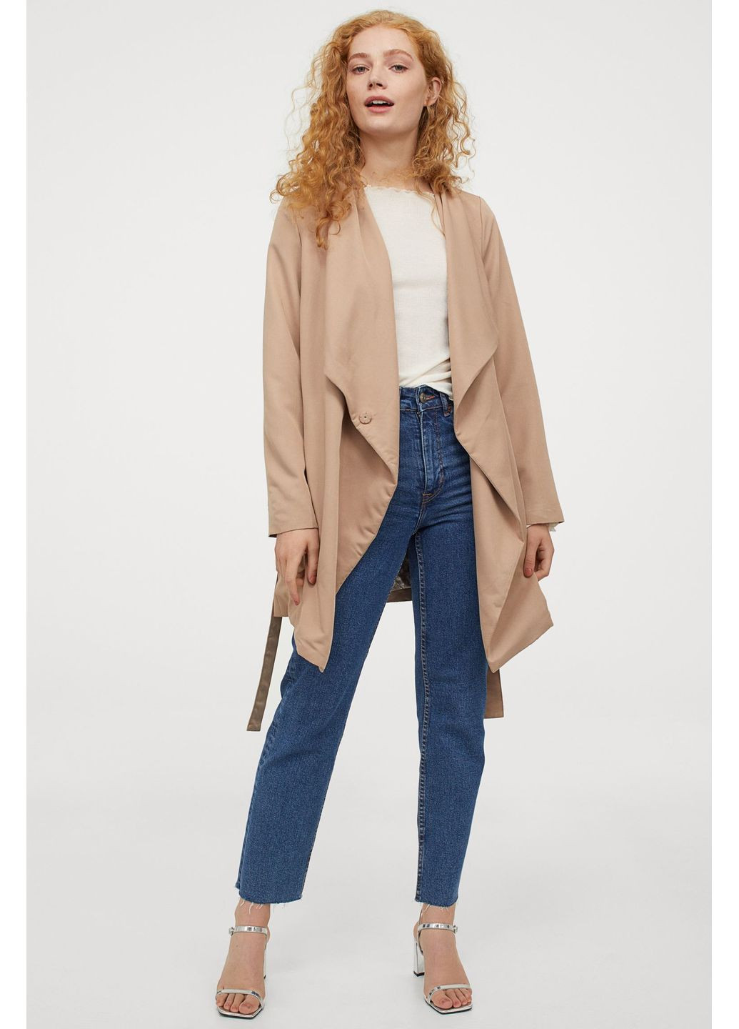 Бежеве Пальто H&M