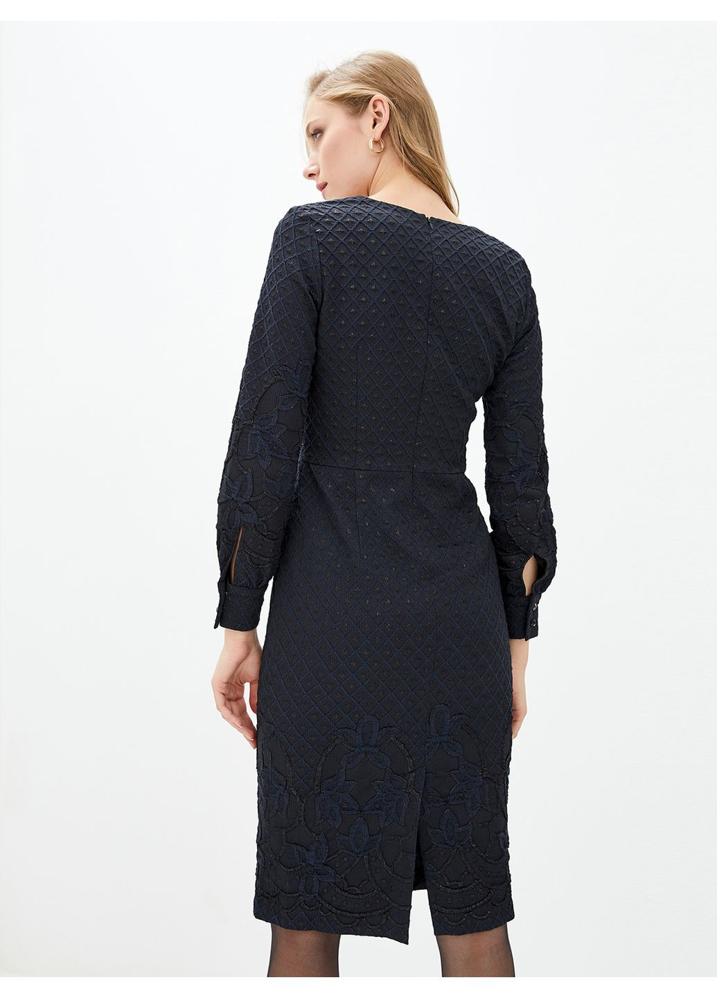 Темно-синее элегантное платье темно-синего цвета - ua42/eu36 Iren Klairie