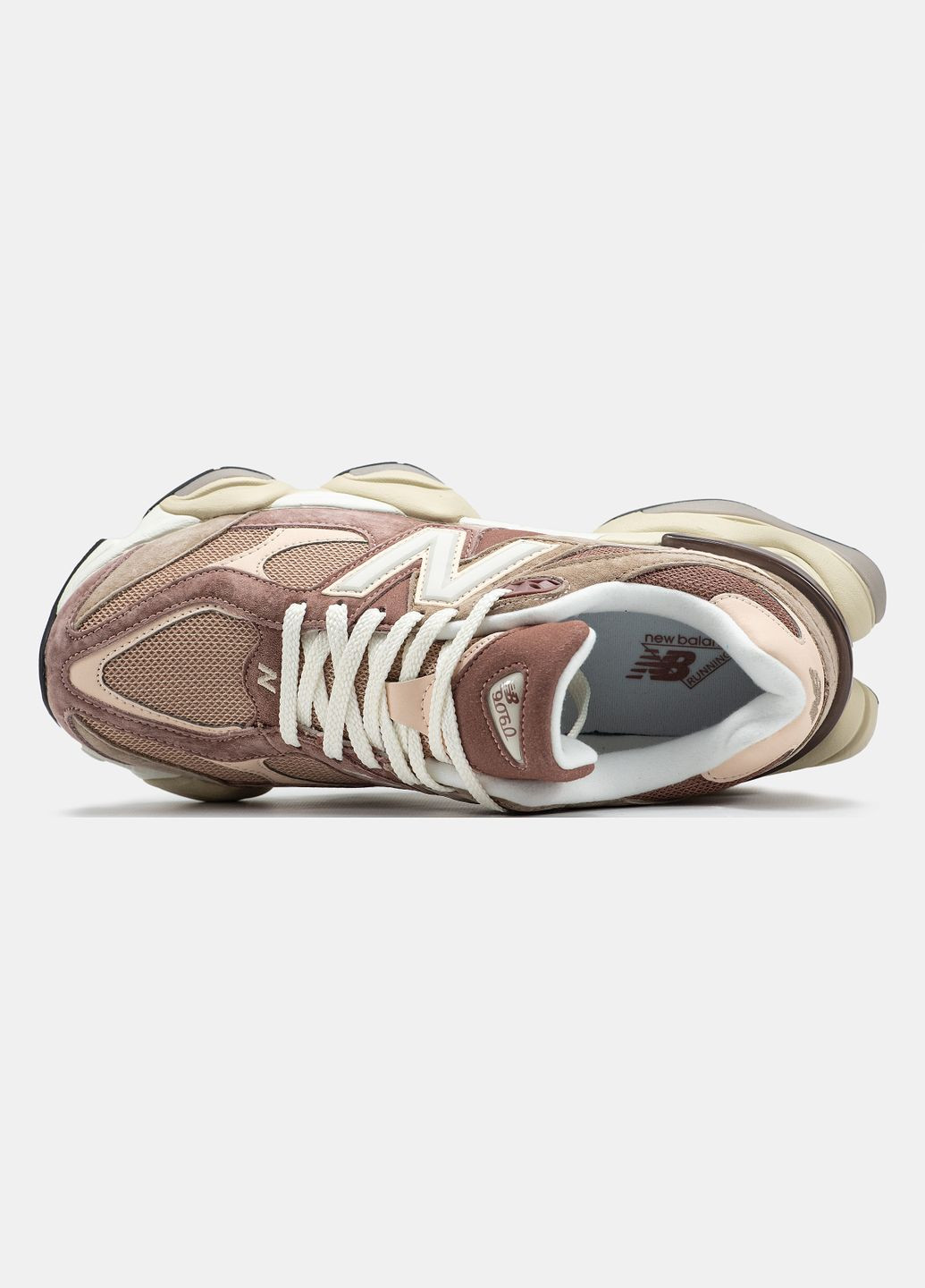 Кросівки жіночі і чоловічі New Balance 9060 beige brown | Нью Беланс 9060 бежеві коричневі No Brand бежеві демісезони (315883739)