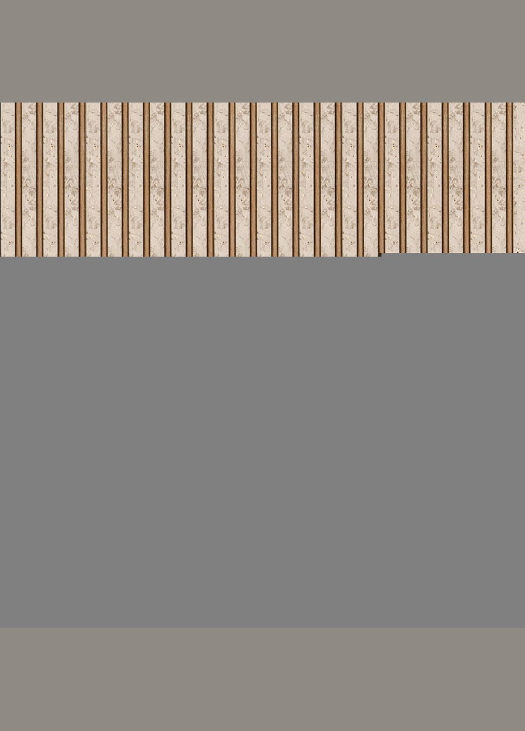 Рейка декоративна PS 2900х120х12мм Бежевий меланж із золотими вкрапленнями (D) SW-00001742 Sticker Wall (365819303)