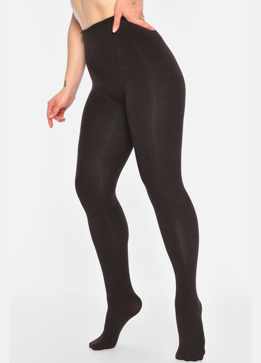 Колготы женские тёмно-коричневого цвета Let's Shop (314902436)