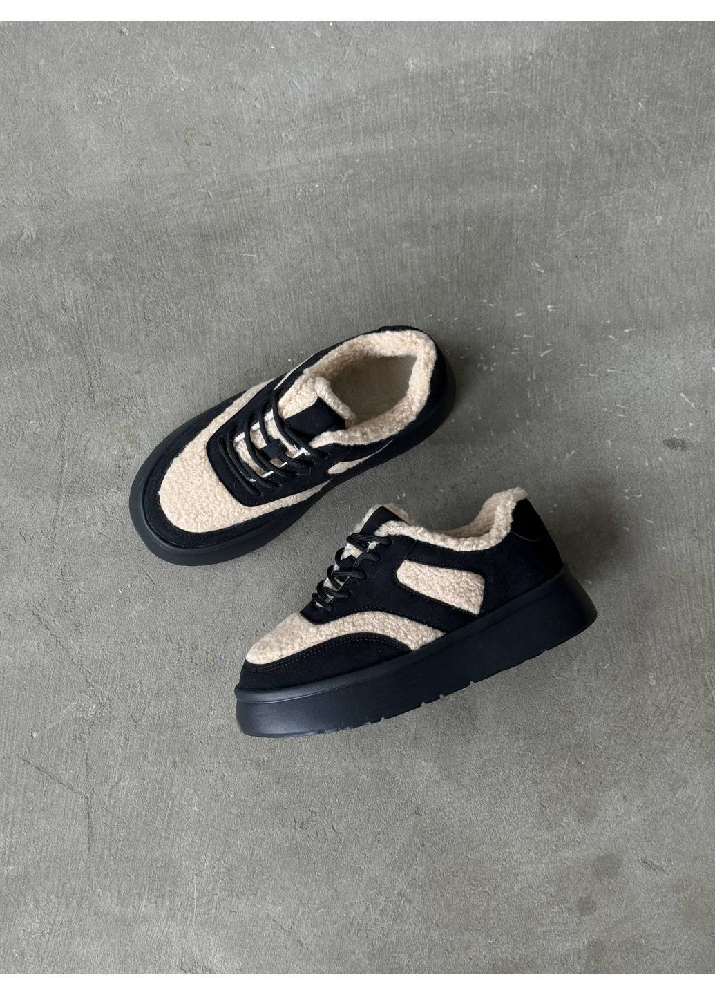 Чорні зимові кеди Helen