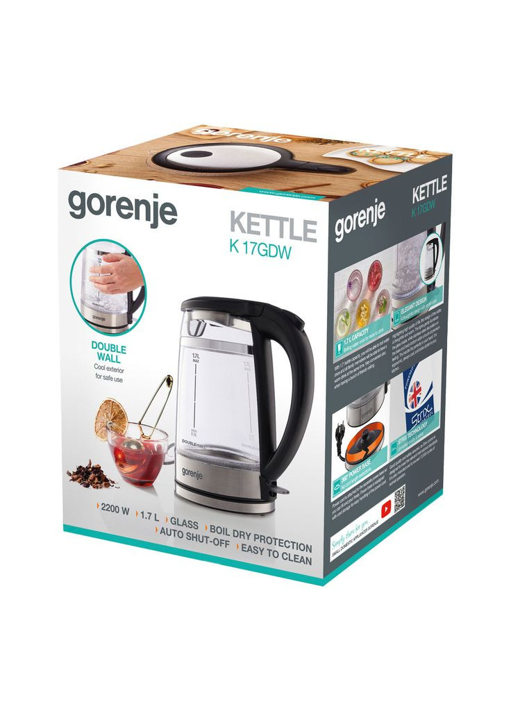Электрочайник K17GDW Gorenje (323014162)