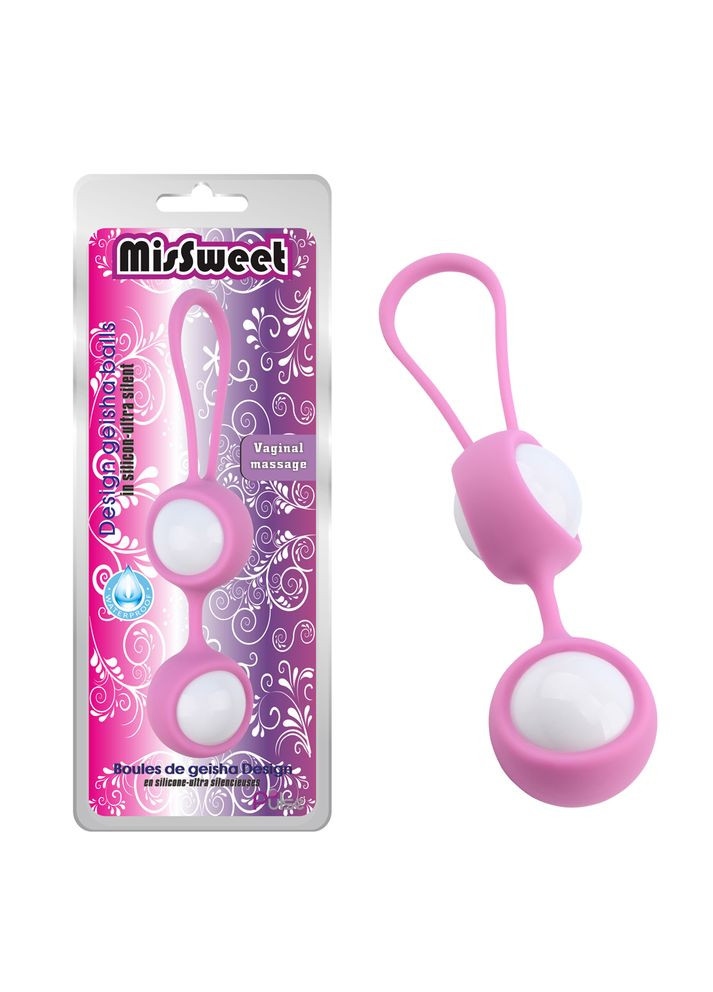 Вагінальні кульки MisSweet рожеві Chisa (372510947)