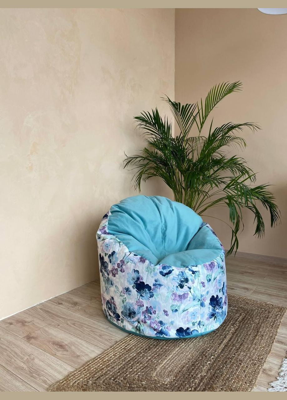 Крісло - мішок Хмаринка 100 см MT MIRAI B429-6+Florida Aqua SkyPuff (361258311)
