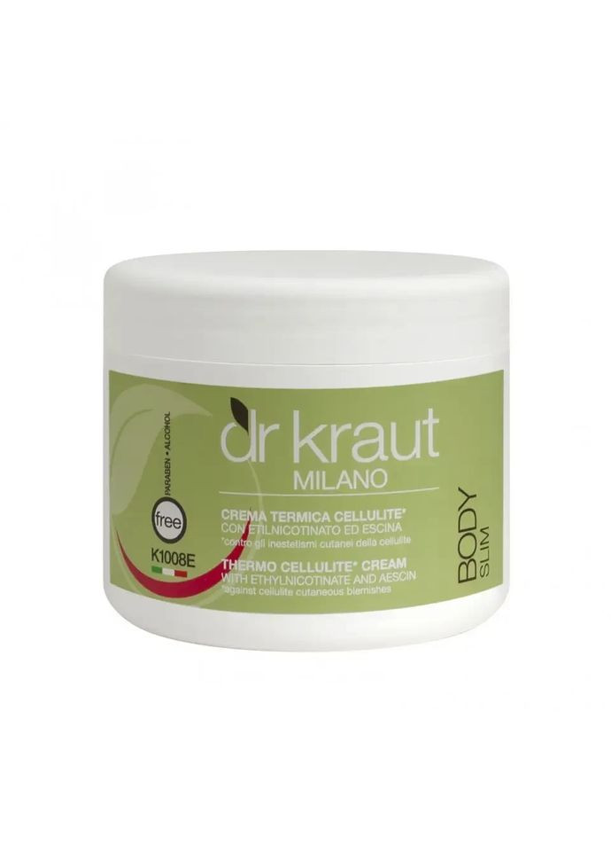 Dr. Kraut Антицелюлітний термо-крем з етілнікотинатом і есцином – Dr.Kraut 500 мл — Крем, Італія (354822527)
