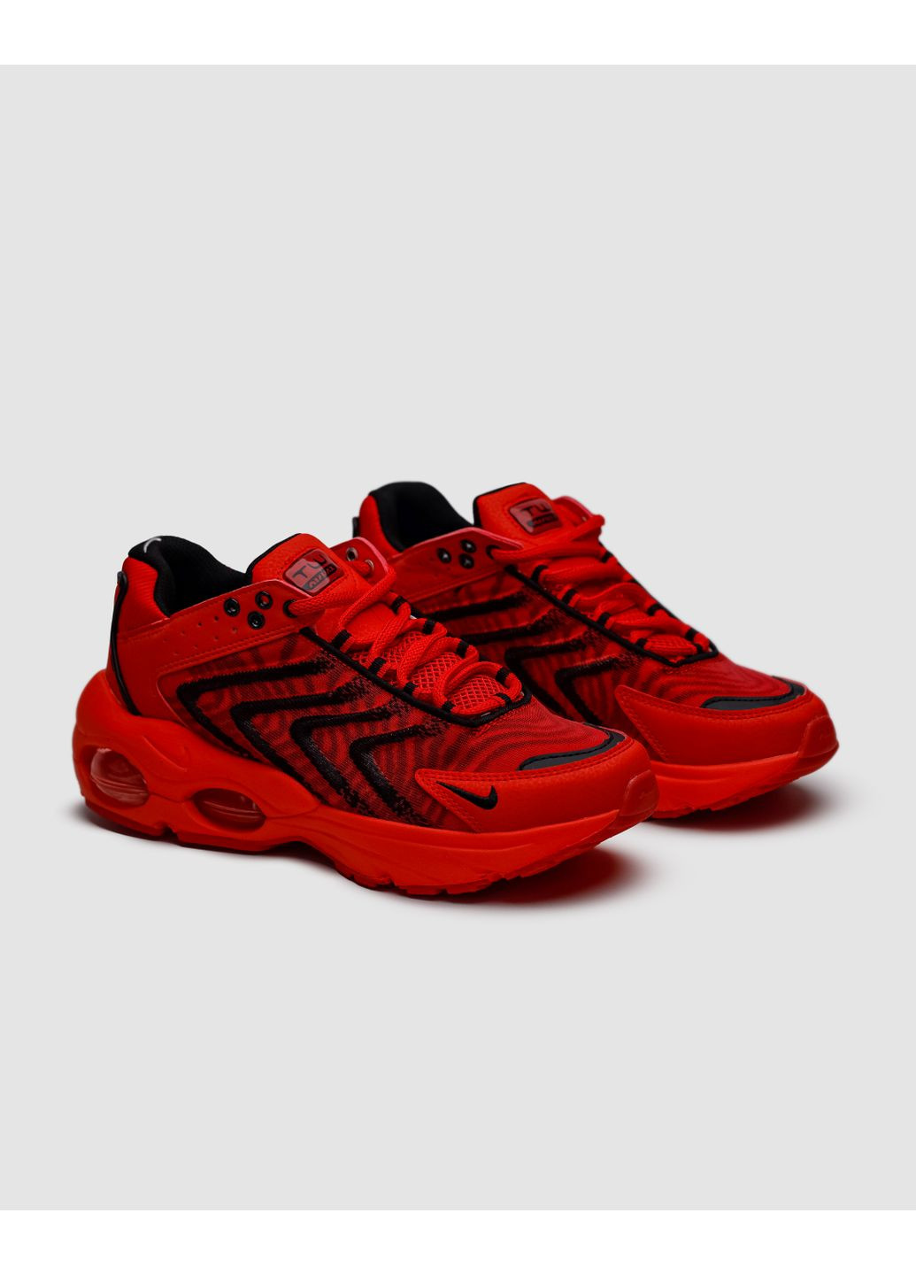 Комбіновані Осінні кросівки чоловічі nike air max tw total red найк аір макс тв No Brand