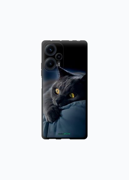 Чехол на Xiaomi Redmi Note 12 Turbo Дымчатый кот "825b-3025-2448" Endorphone (348084396)