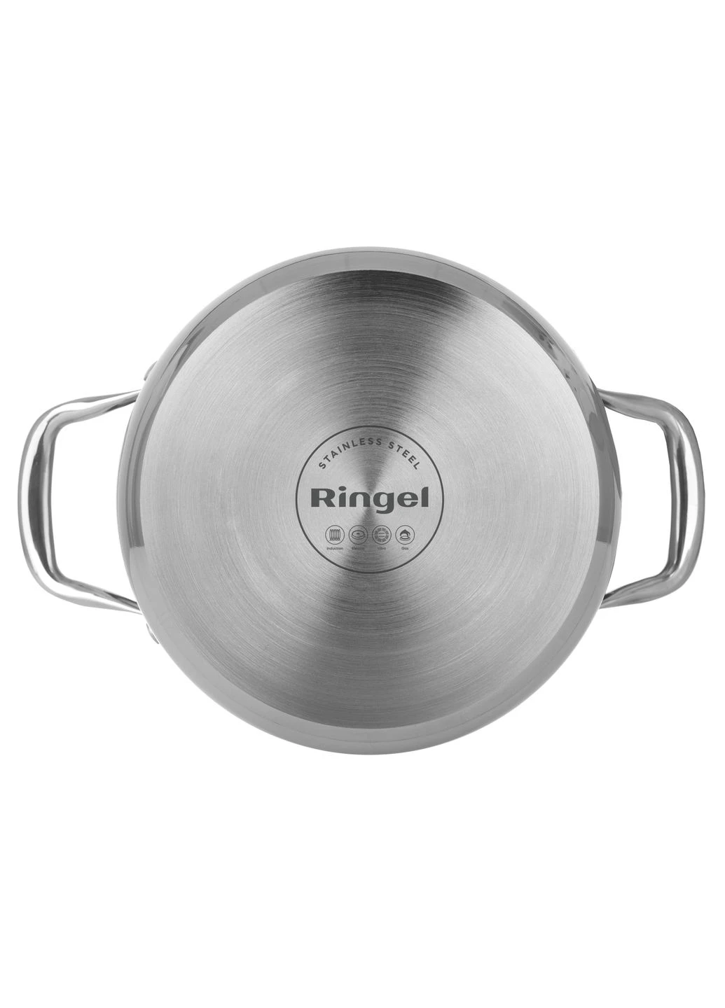 Кастрюля нержавеющая сталь 22 см 4,5 л Ringel (386700678)