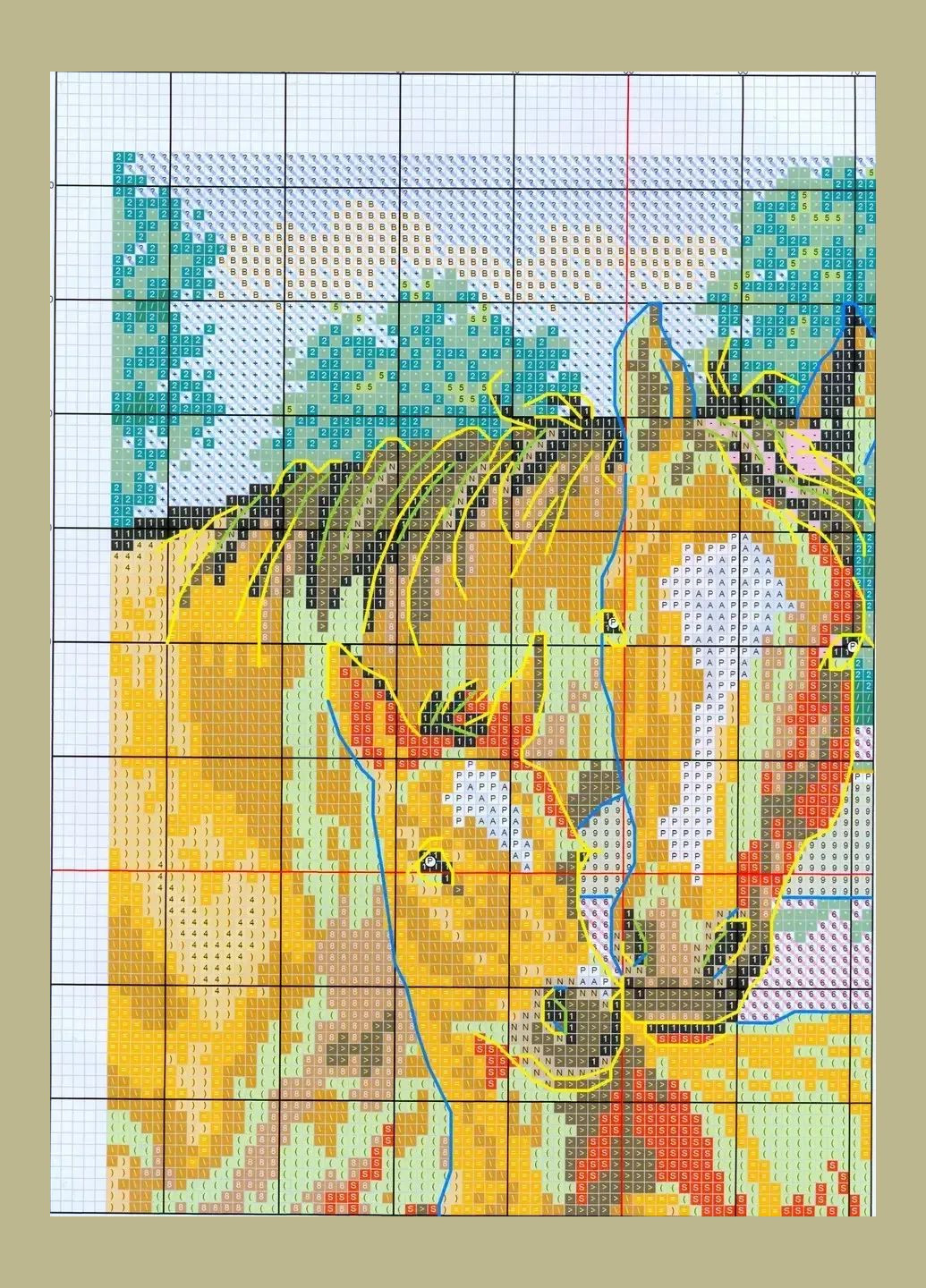 Набір для вишивання за нанесеною на канву схемою "Mom & son's deep love".AIDA 14CT printed, 25*33 см Joy Sunday (313614216)