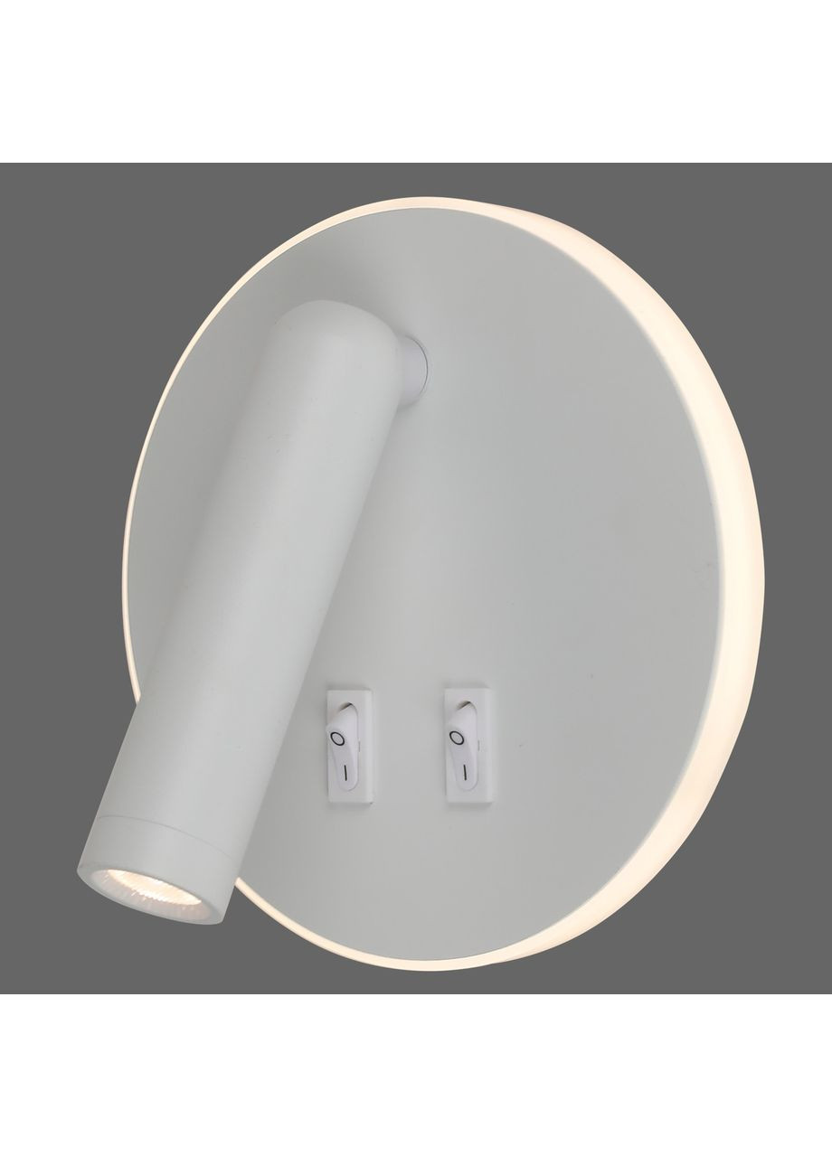 Белое светодиодное прикроватное бра (806-V306R WH) No Brand (370071136)