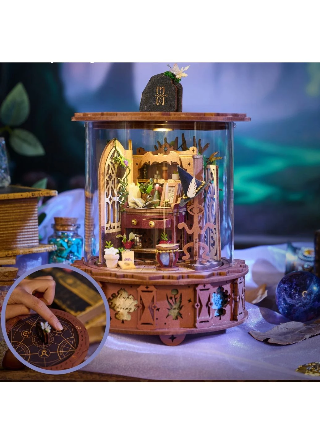 Румбокс Чарівна музична скринька Roombox Magic Music Box Інтер'єрний конструктор 3D A-1011 No Brand (362453109)