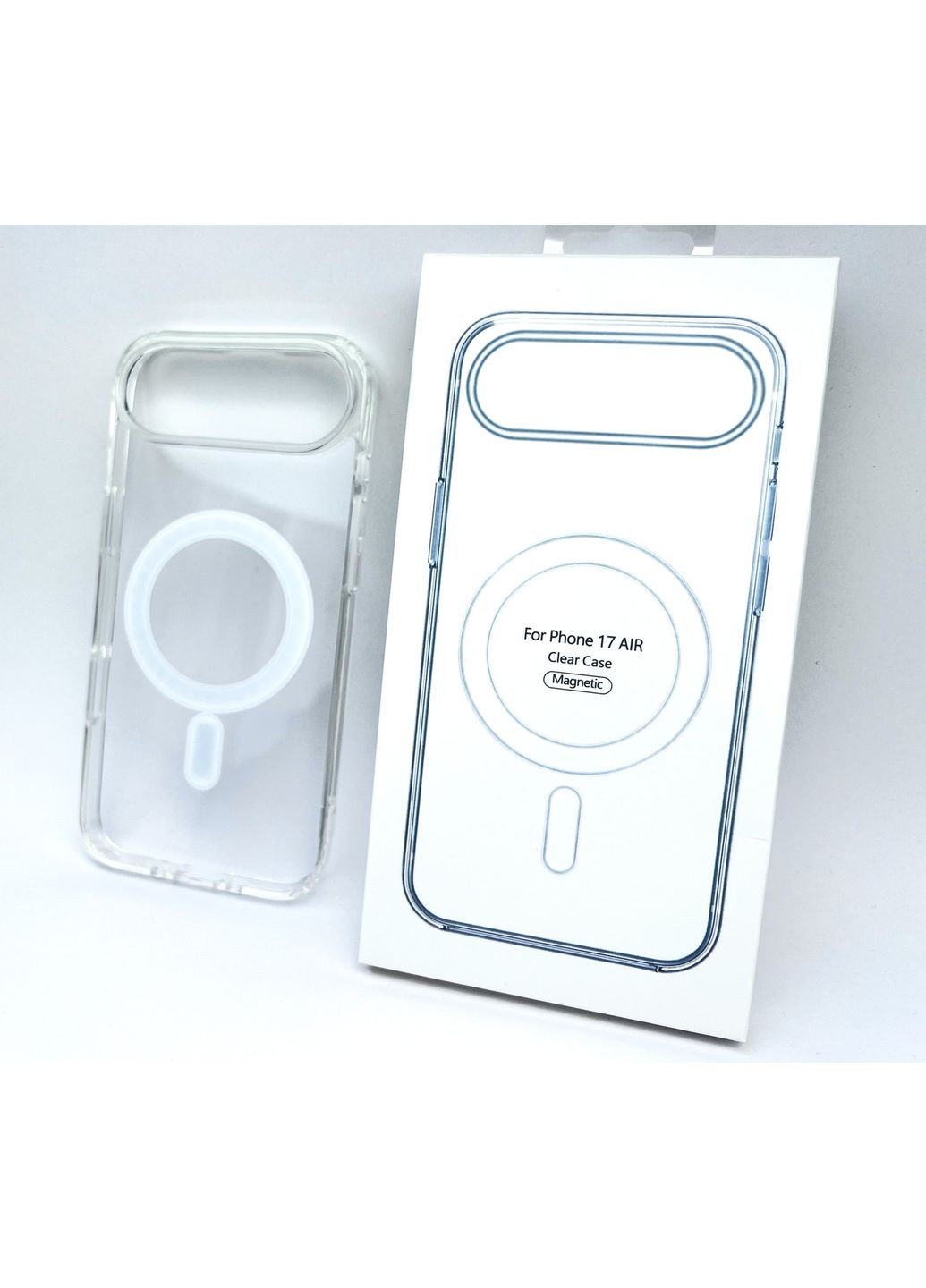 Чохол на 17 Air Clear case MagSafe магнітний чохол айфон 17 Air Magnetic No Brand (369137361)