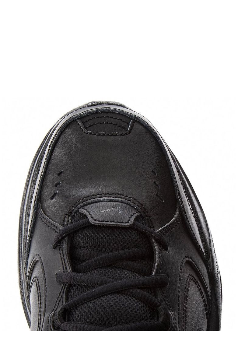 Черные всесезонные мужские кроссовки 415445-001 черный кожа Nike