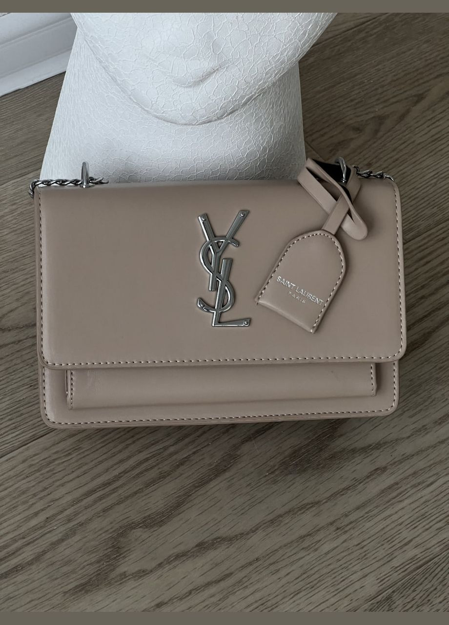 Сумка женская клатч Saint Laurent гладкая No Brand (329404733)