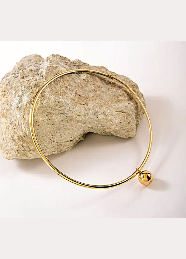 Чокер-колье металлический с кулоном шар No Brand металл (327274108)