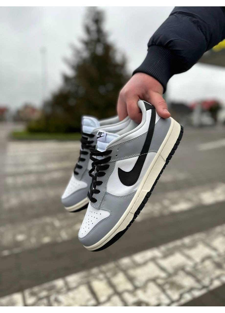 КРОССОВКИ ЖЕНСКИЕ NIKE DUNK LOW LIGHT SMOKE GREY НАЙК СБ ДАНК No Brand серые демисезоны (367170485)