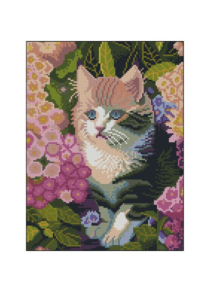 Алмазна мозаїка без підрамника "Муркотик" ZAV3040-38, Strateg (369180462)