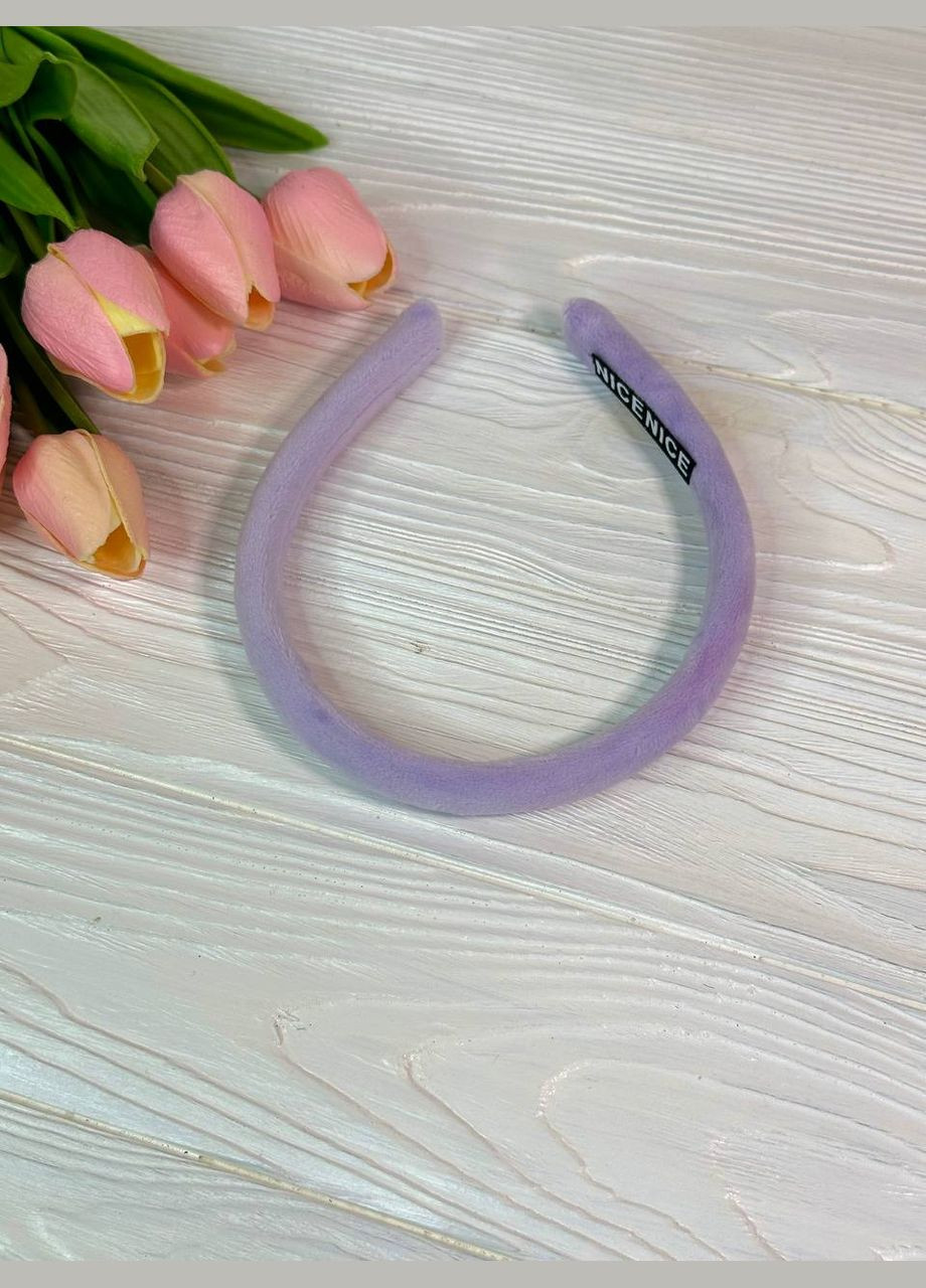 Обруч для волос материал плюш женский ободок (2 см) Hand Made (330619129)