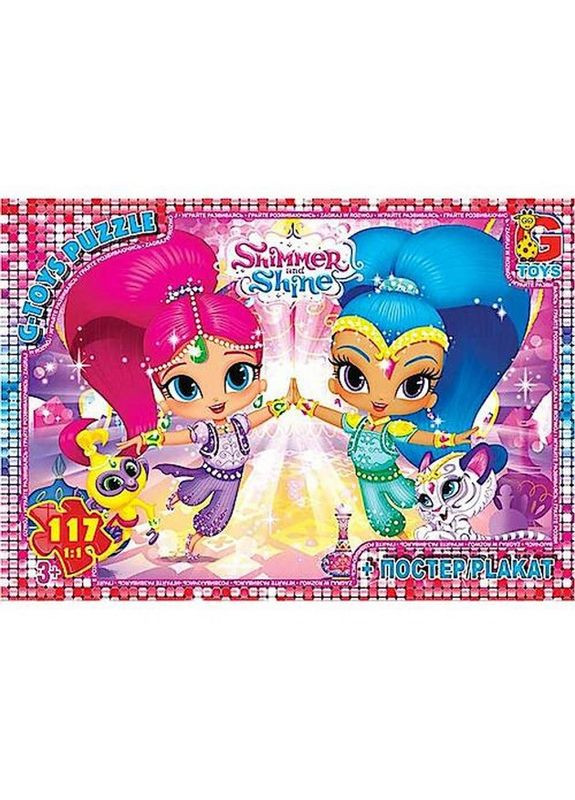 Дитячий пазл "Шиммер і Шайн" OS621 плакат 117 елементів G-Toys (343276001)