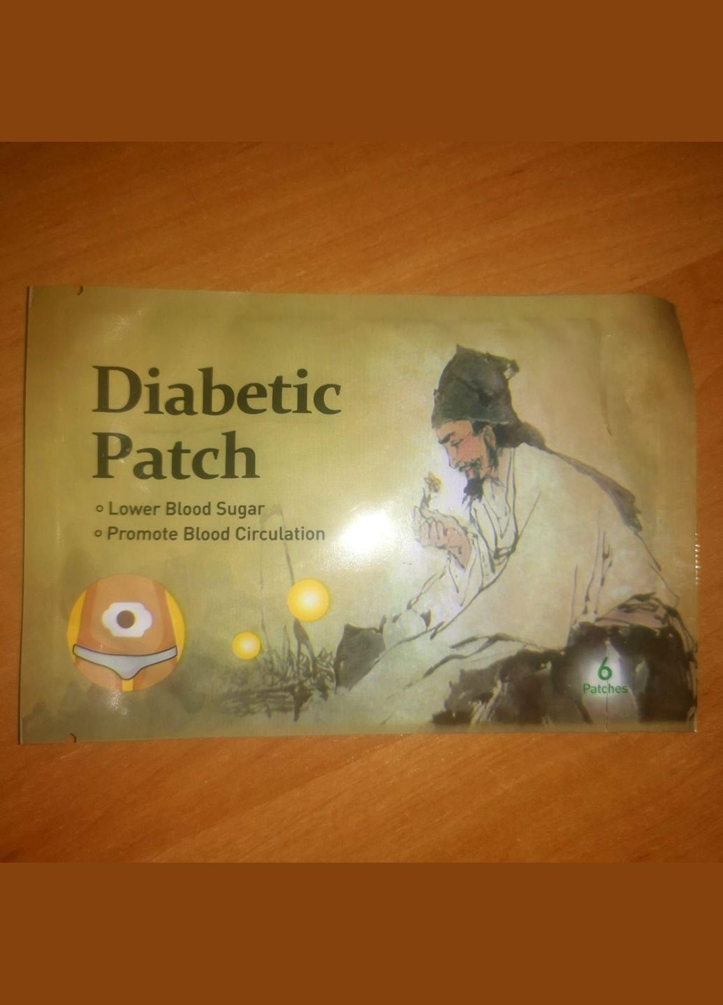 Diabetic Patch пластирі від цукрового діабету (6 шт.) No Brand (335039716)