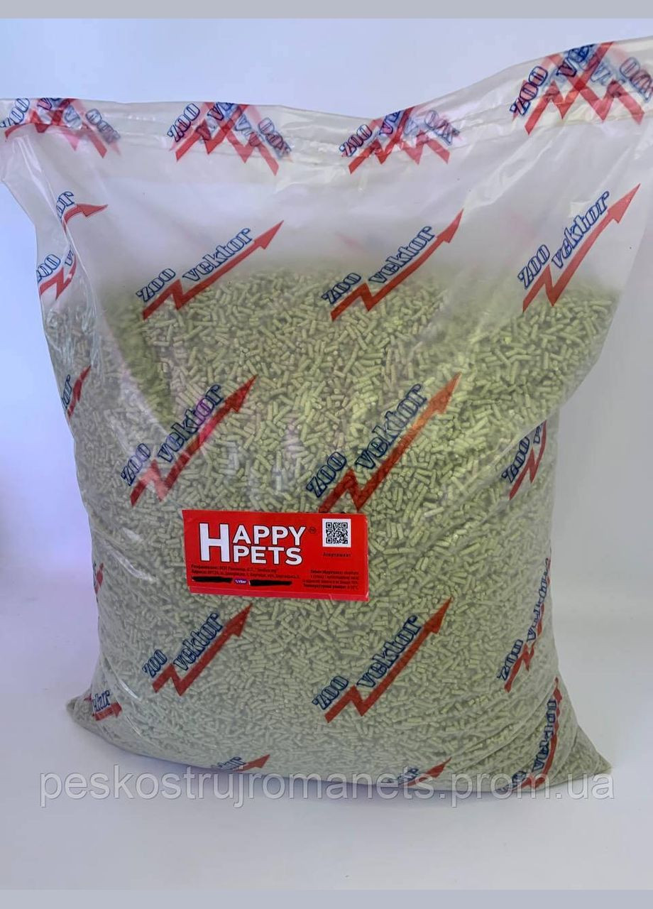 Наповнювач TOFU Mini SMALL 10 кг ТМ Happy pets аромат зеленого чаю No Brand (320950446)